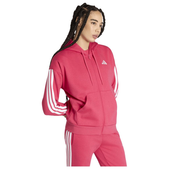 Adidas Γυναικεία ζακέτα Essentials 3-Stripes Fleece Full-Zip Hoodie